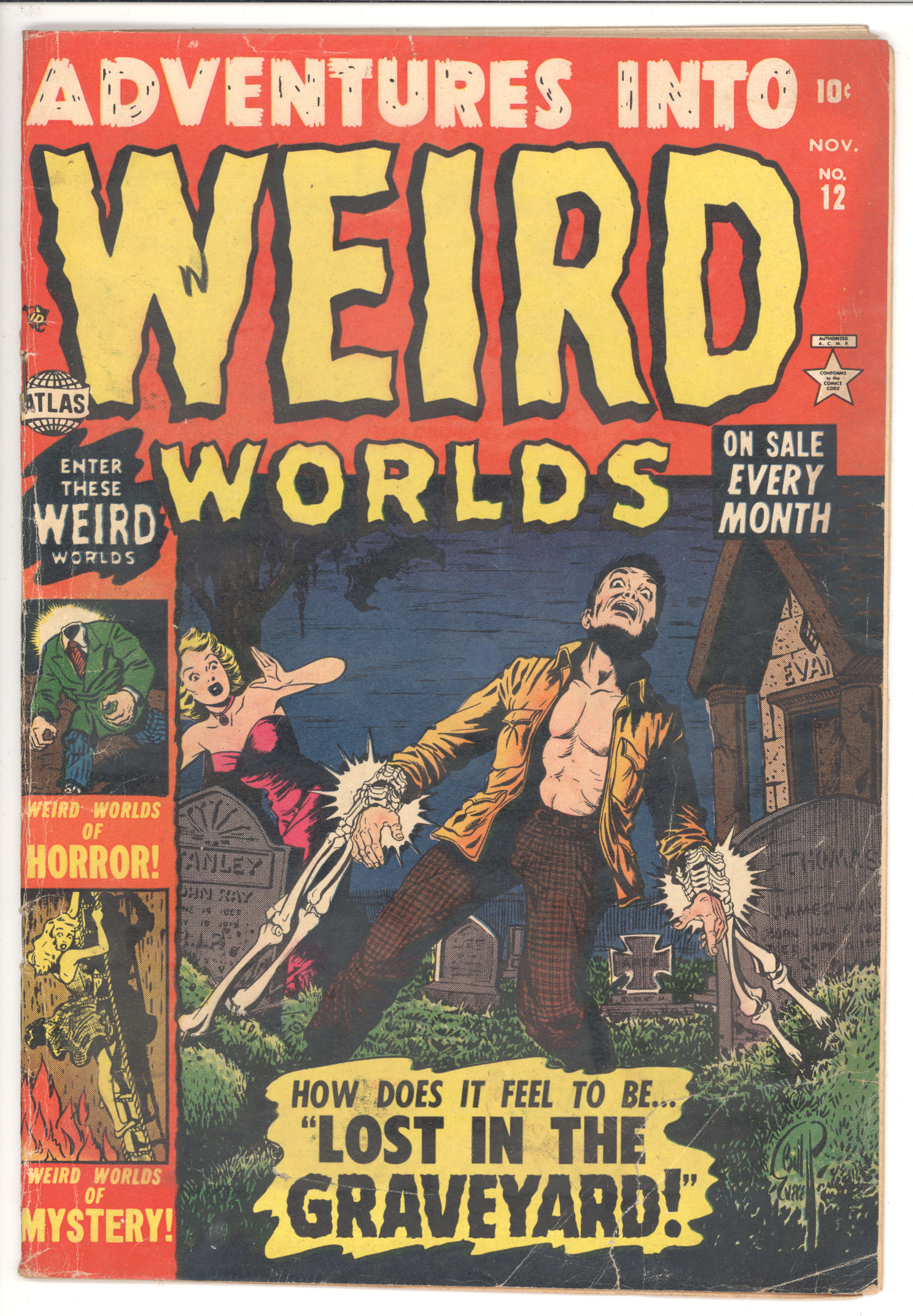 Adventures Into Weird Worlds #12 front