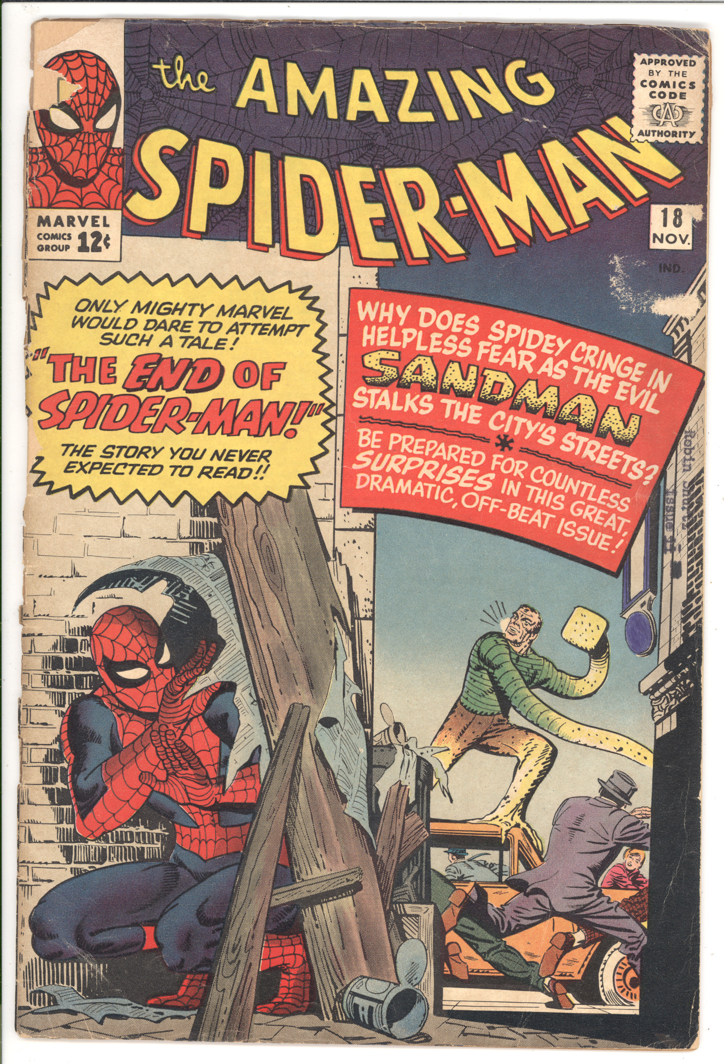 Amazing Spider-Man #18 front