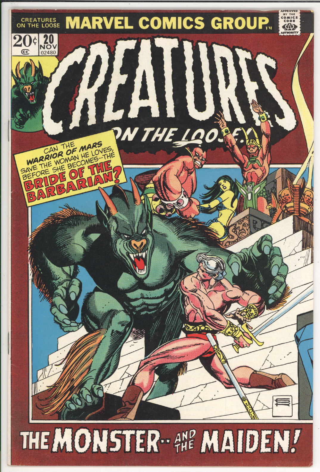 Creatures on the Loose #20 front