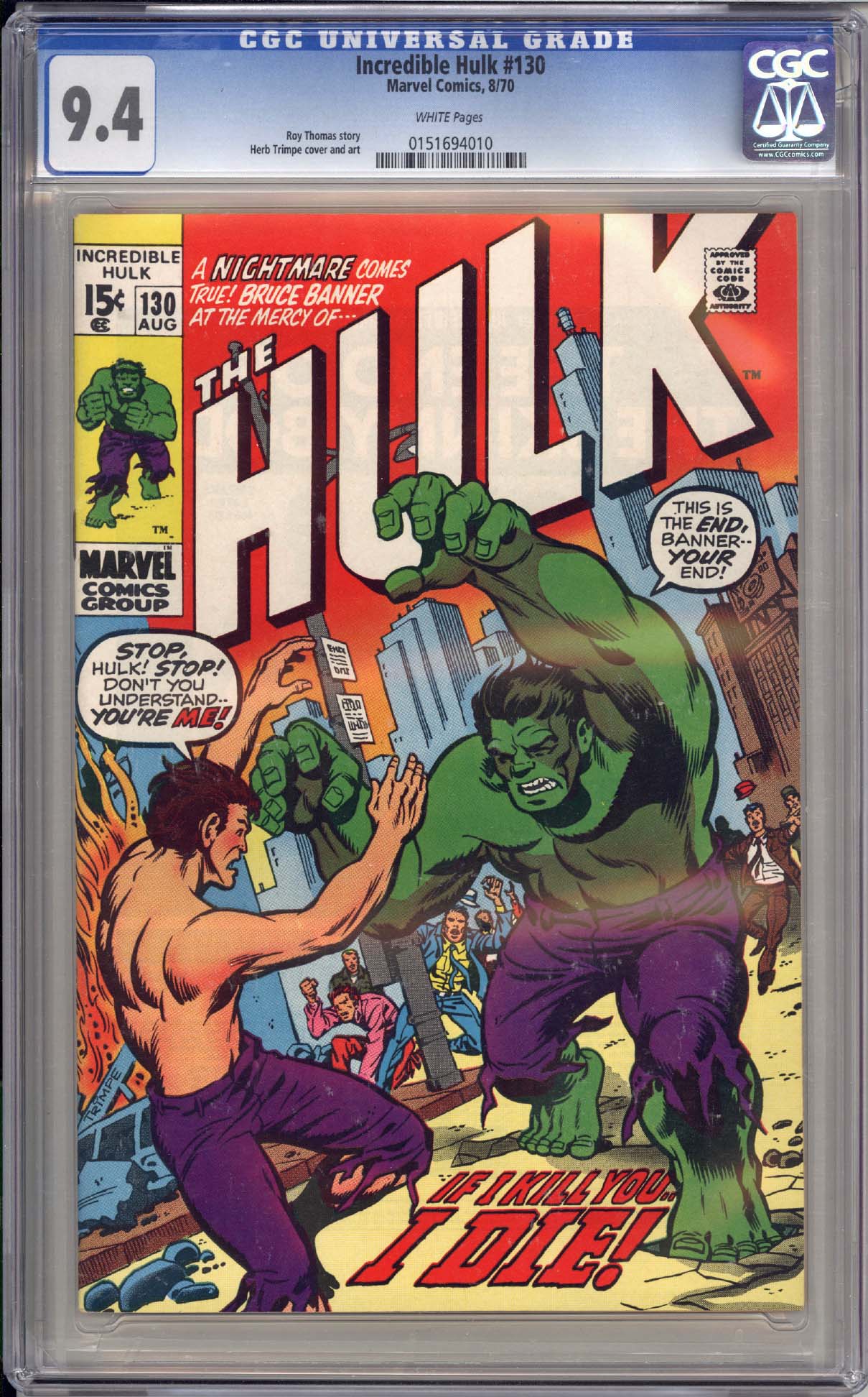 Incredible Hulk #130