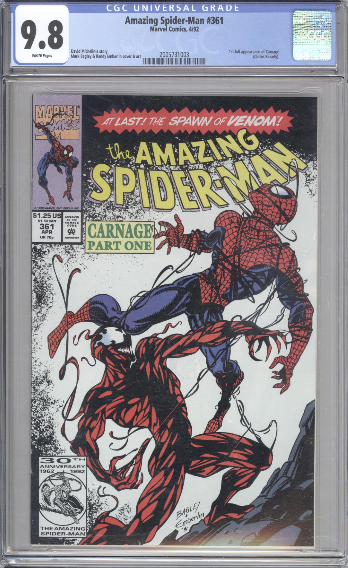 Amazing Spider-Man #361 front