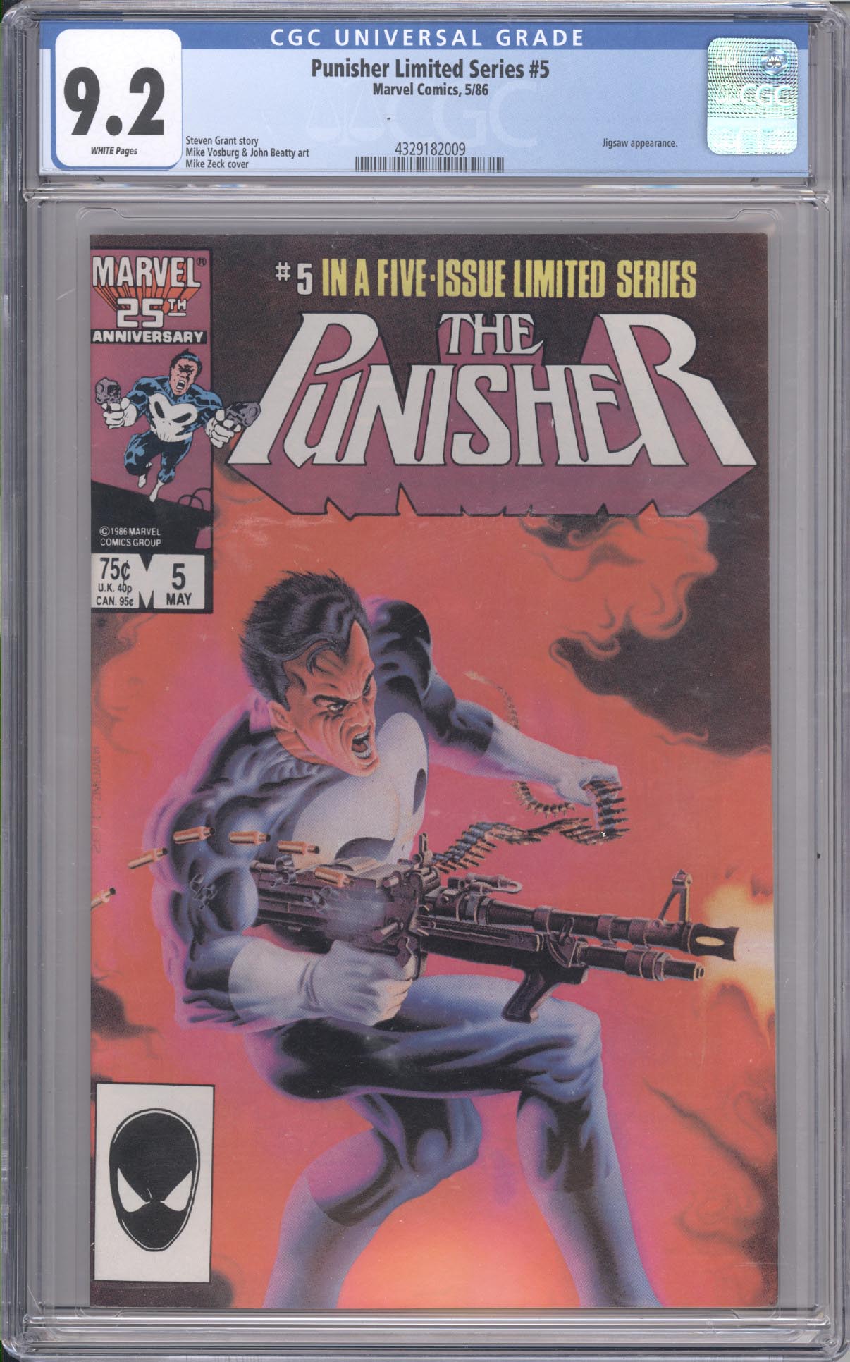 Punisher Limited Series #5 front