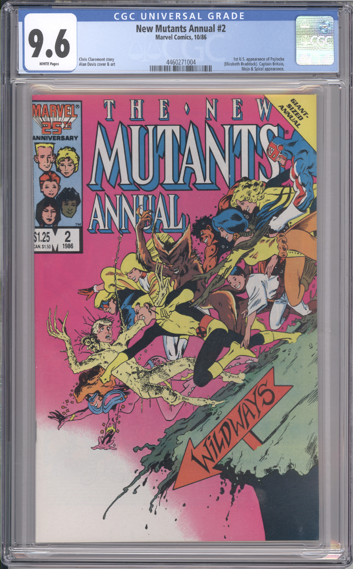 New Mutants Annual #2 front