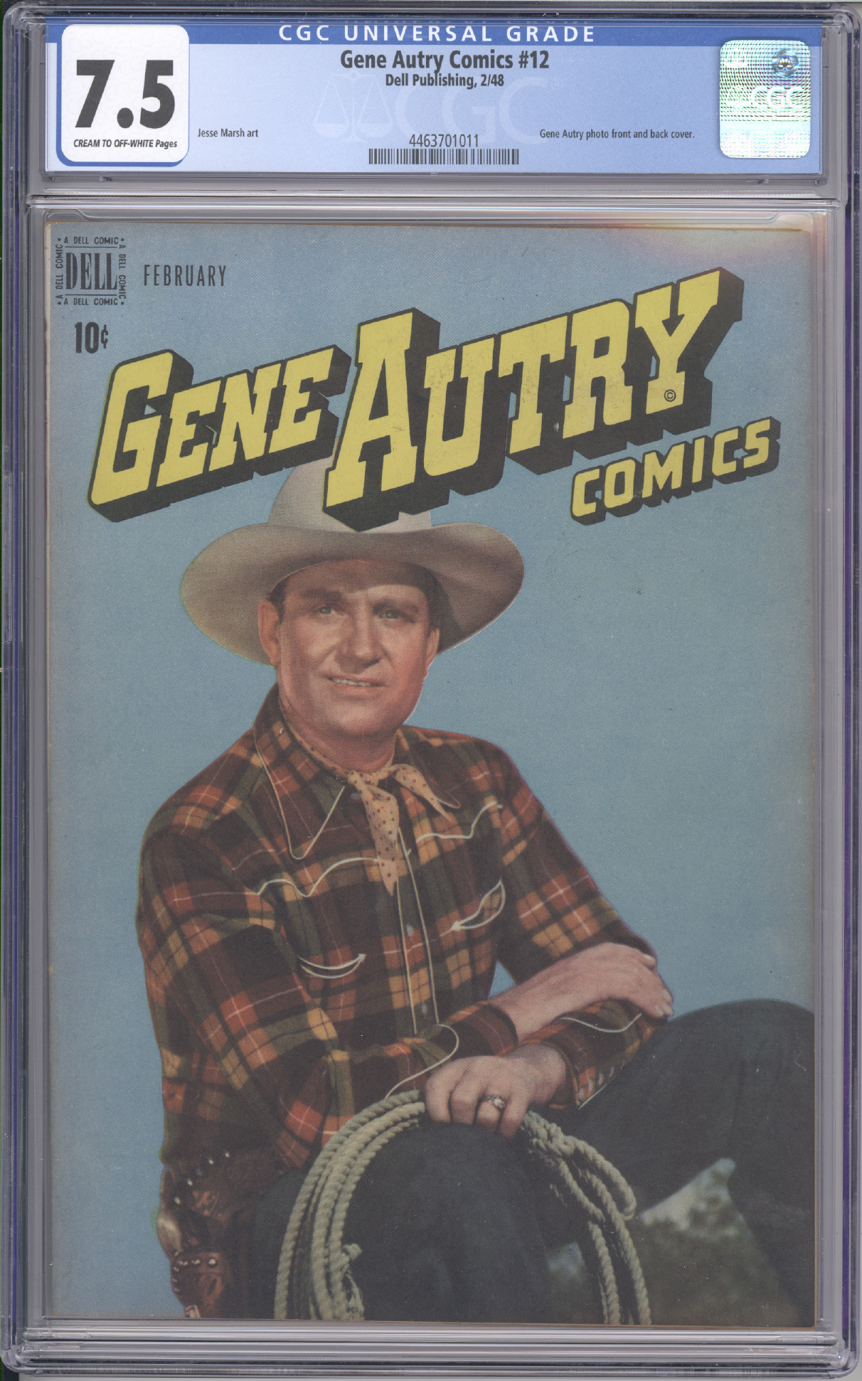 Gene Autry Comics #12 front