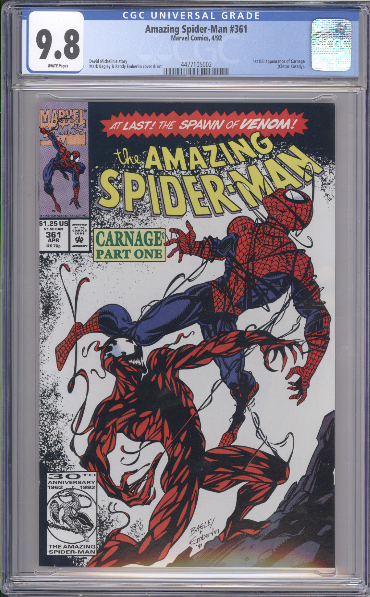 Amazing Spider-Man #361 front