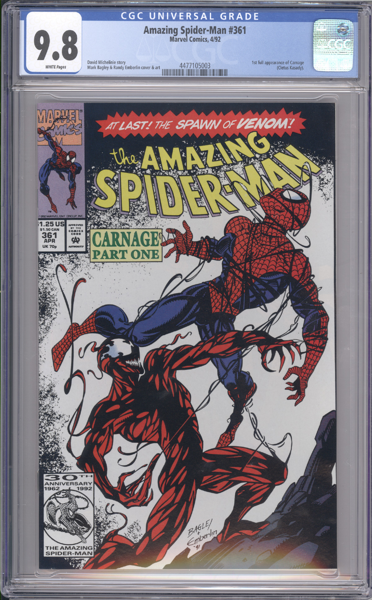 Amazing Spider-Man #361 front