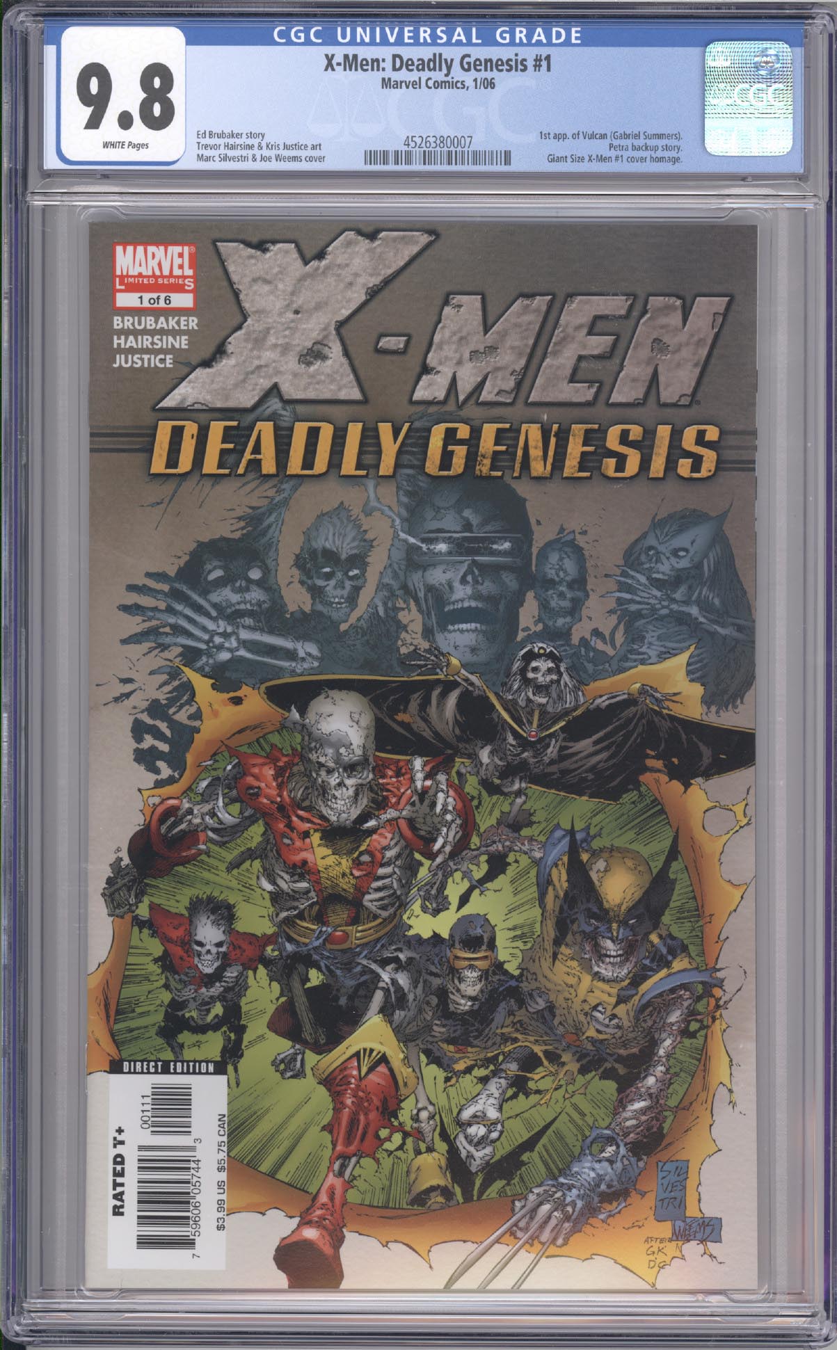 X-Men Deadly Genesis   #1