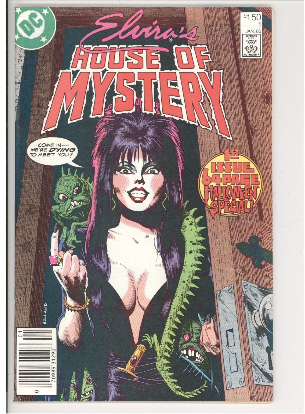 Elvira's House of Mystery   #1