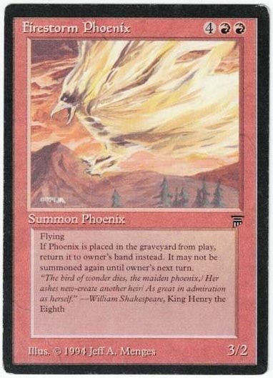 MTG - Legends - Firestorm Phoenix front