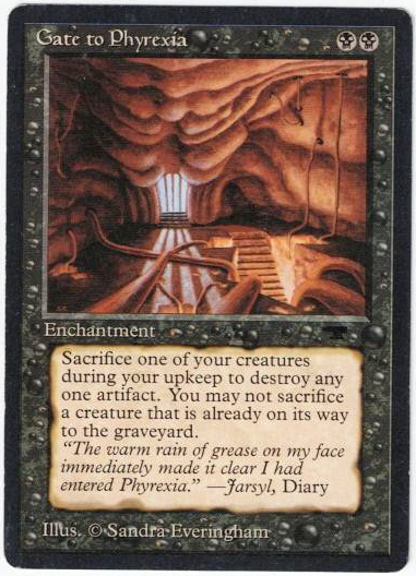 MTG - Antiquities - Gate To Phyrexia
