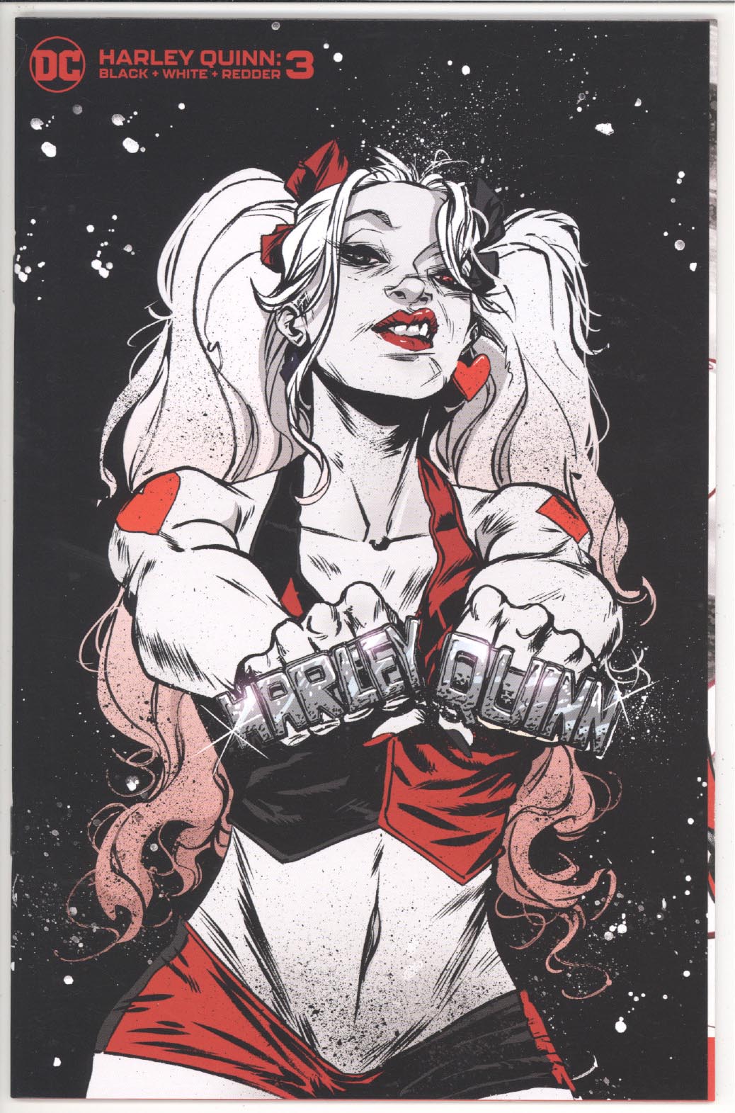 Harley Quinn Black + White + Redder   #3