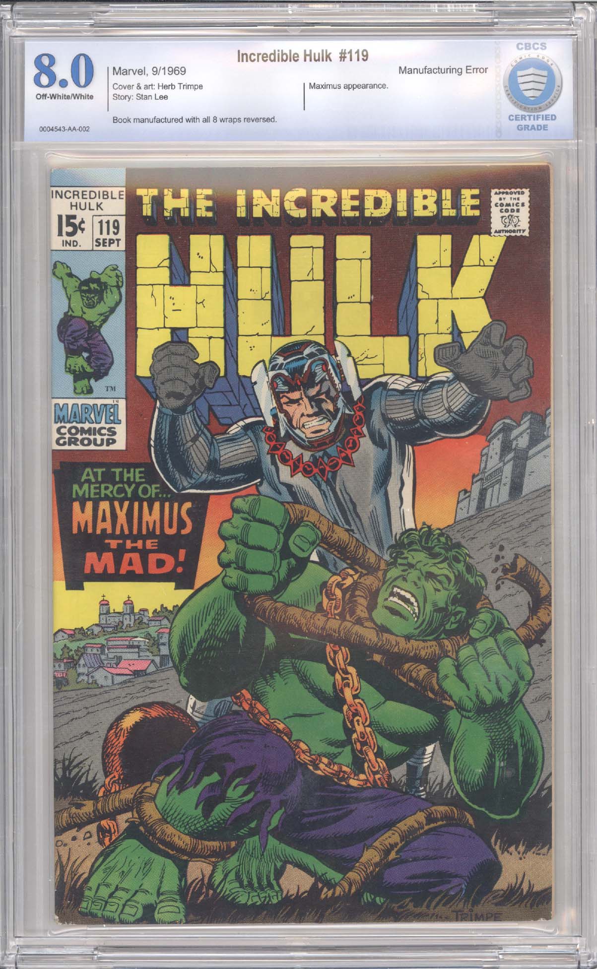 Incredible Hulk #119 front