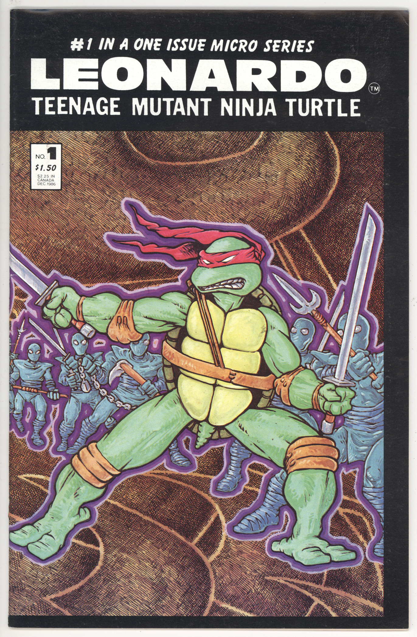 Leonardo Teenage Mutant Ninja Turlte #1 front