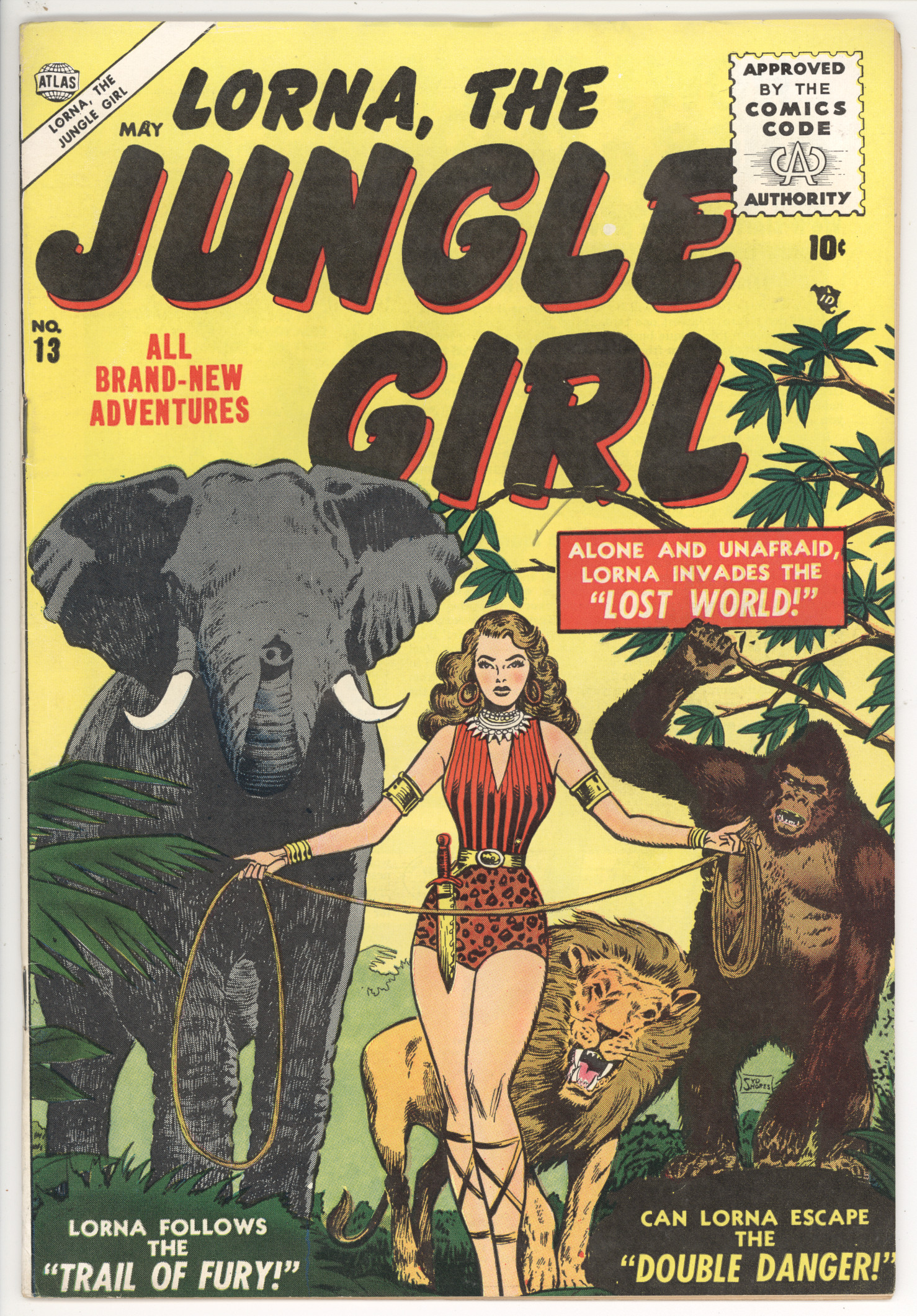 Lorna The Jungle Girl #13 front