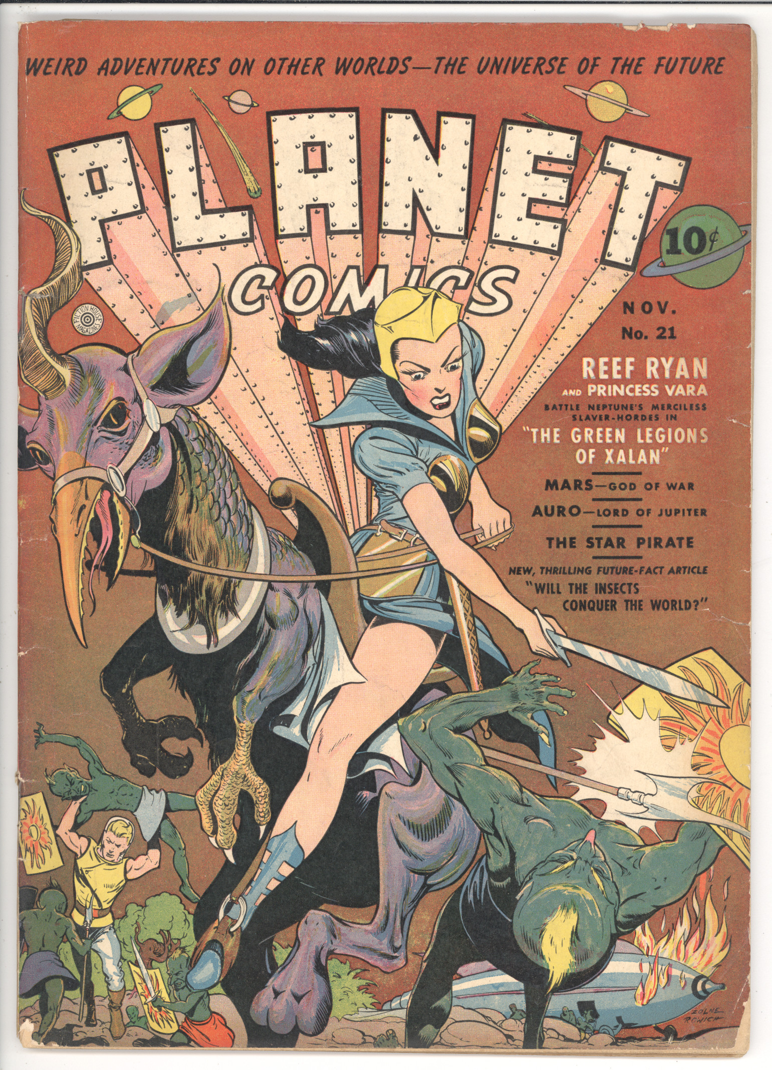 Planet Comics #21 front