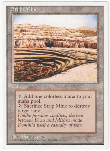 MTG - Fourth Edition - Strip Mine