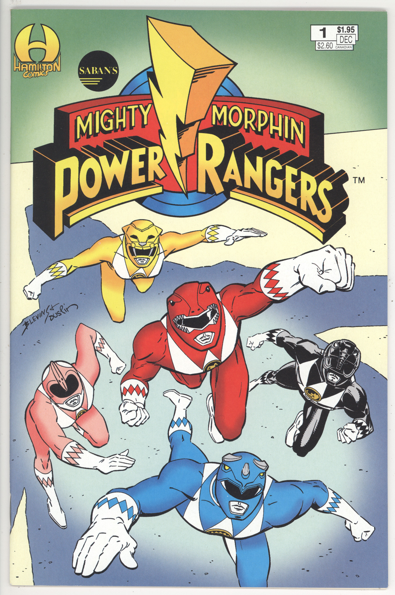 Saban's Mighty Morphin Power Rangers #1 front