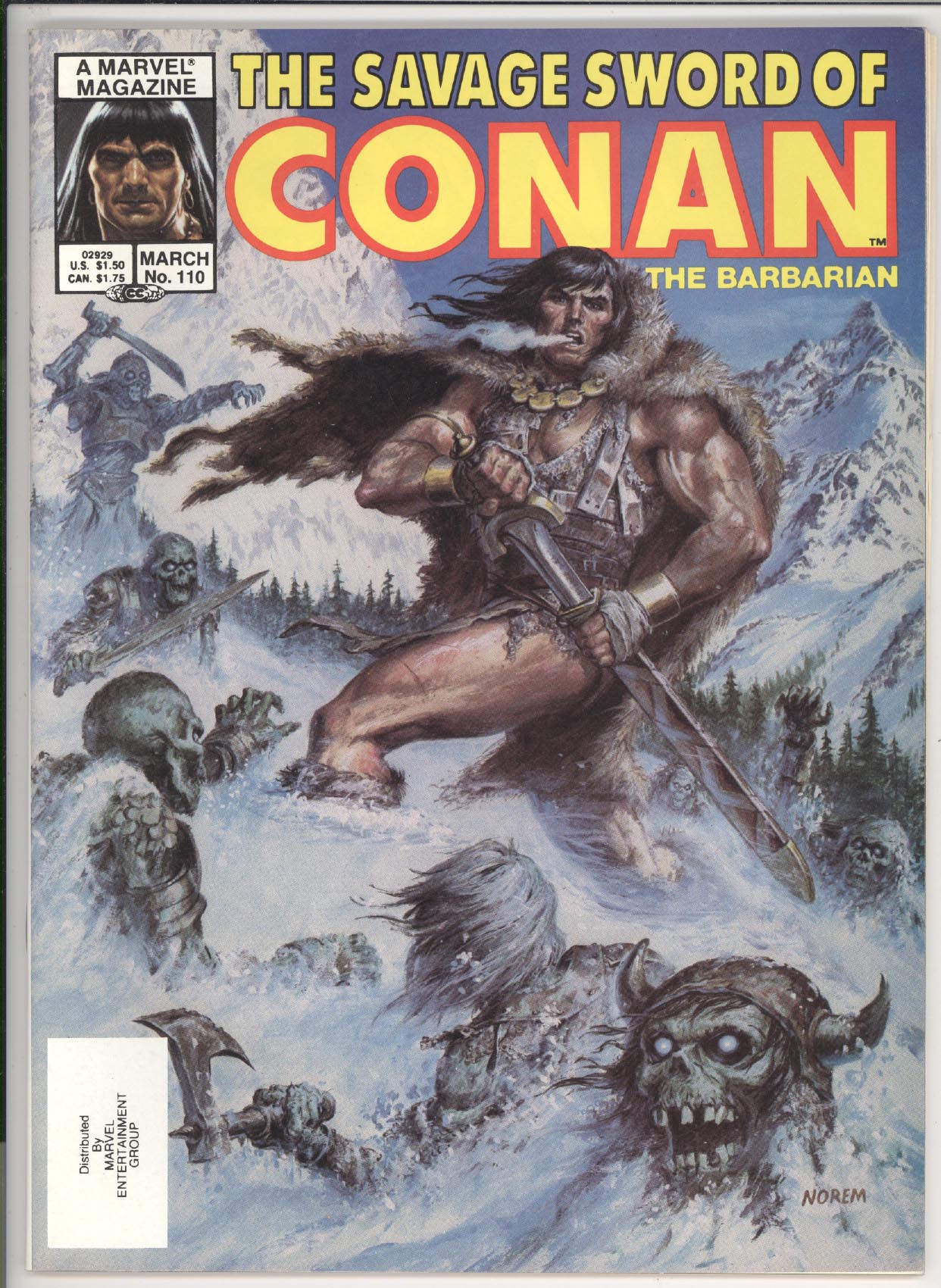 Savage Sword of Conan #110