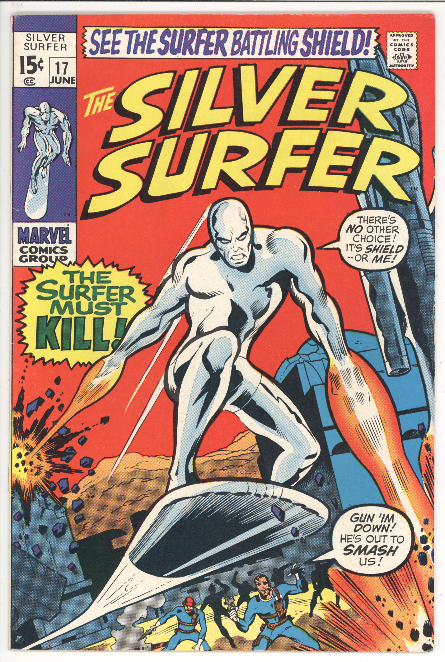 Silver Surfer #17 front