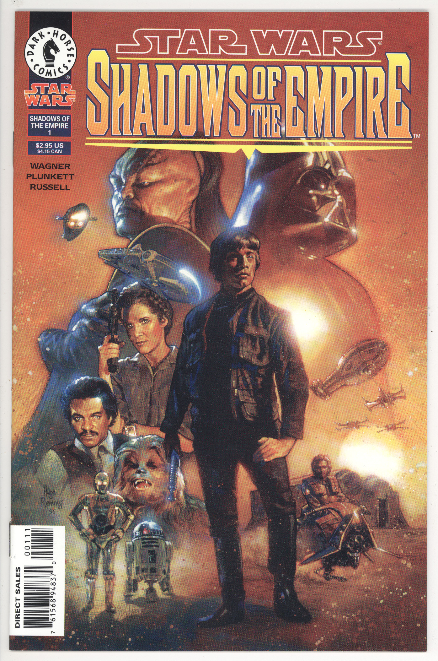 Star Wars Shadows of the Empire #1 front