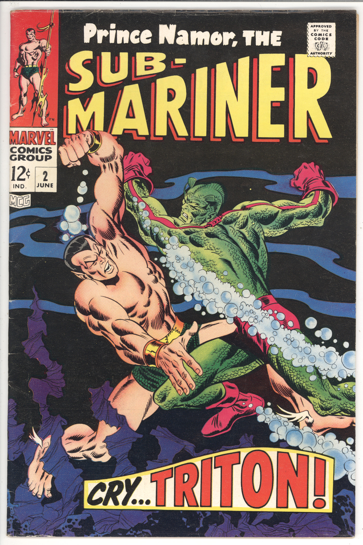 Sub-Mariner #2 front