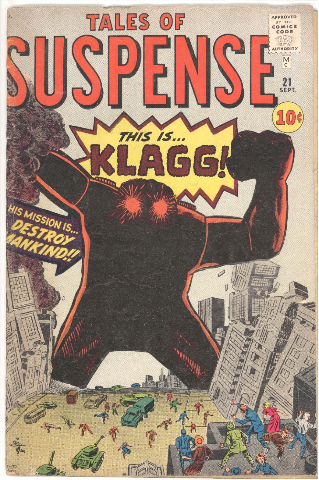 Tales of Suspense #21 front