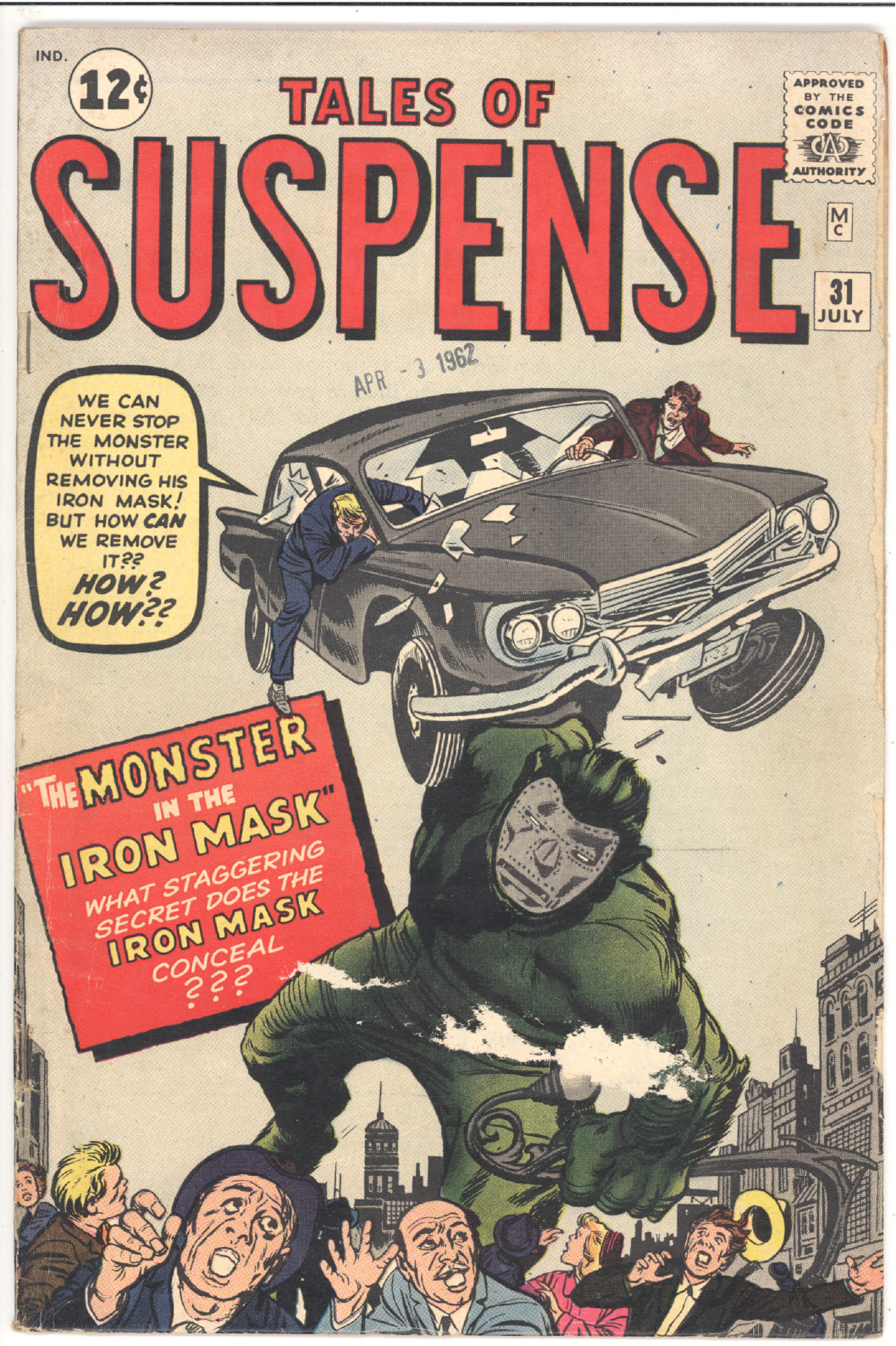 Tales of Suspense #31 front