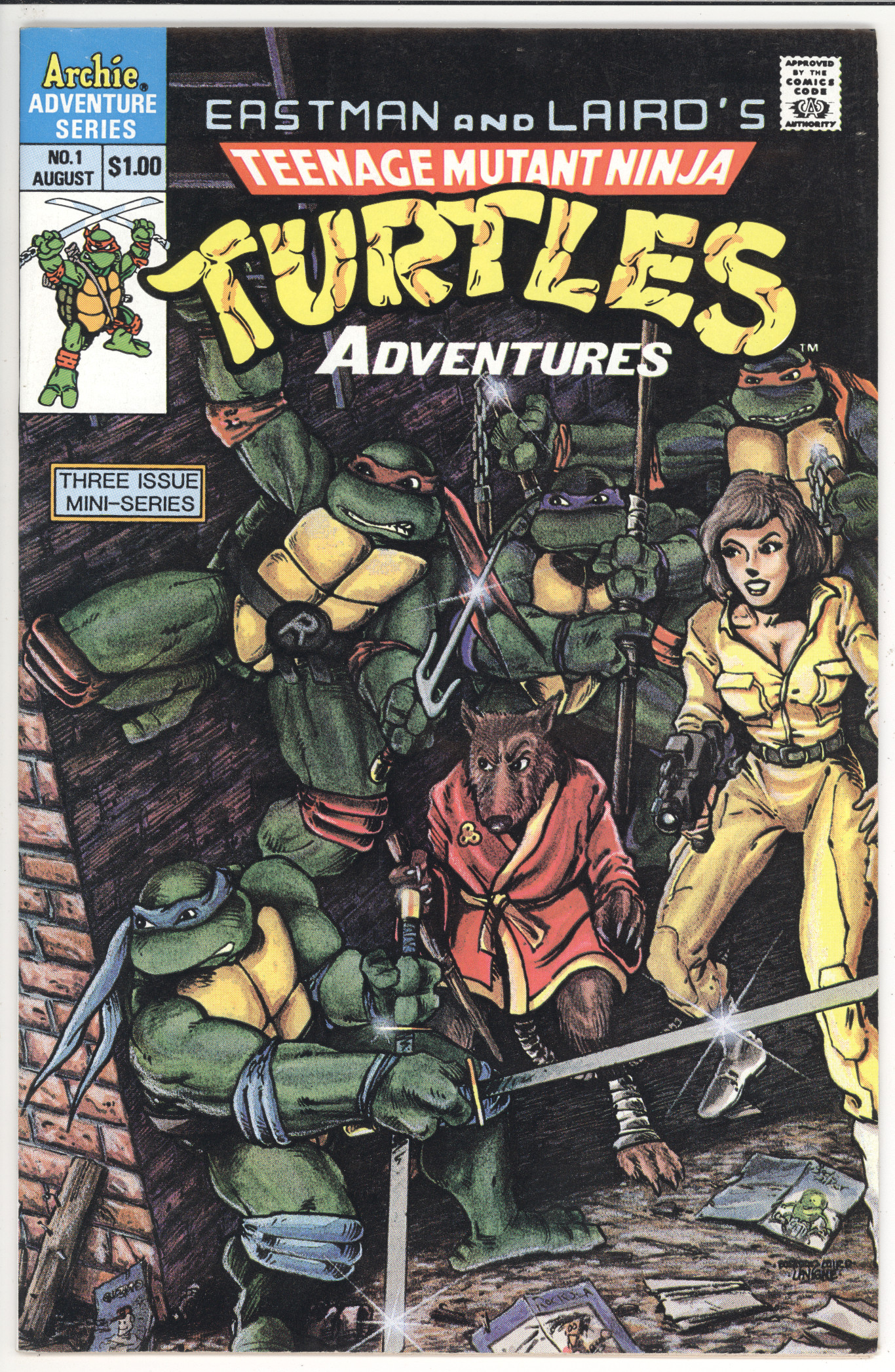 Teenage Mutant Ninja Turtles Adventures   #1