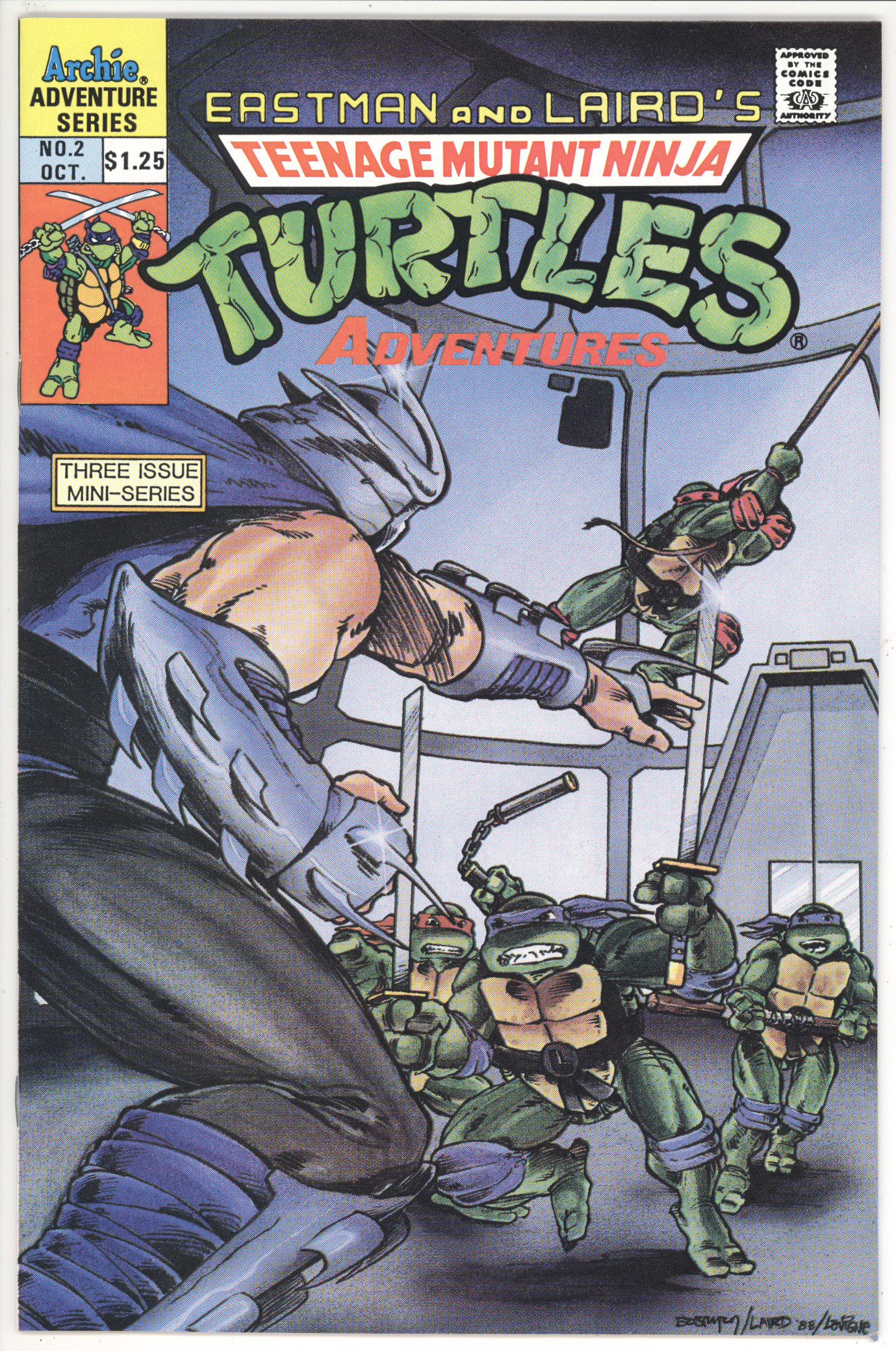 Teenage Mutant Ninja Turtles Adventures   #2
