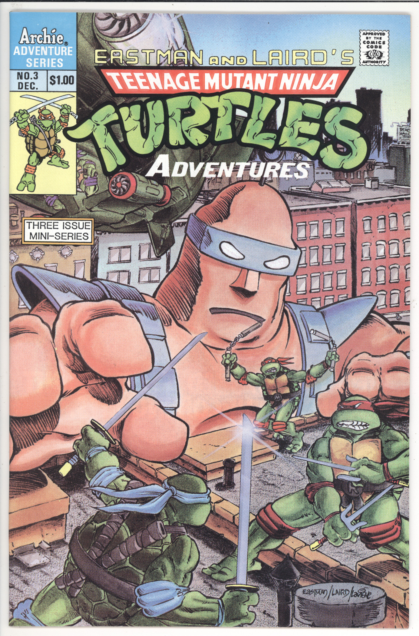 Teenage Mutant Ninja Turtles Adventures   #3