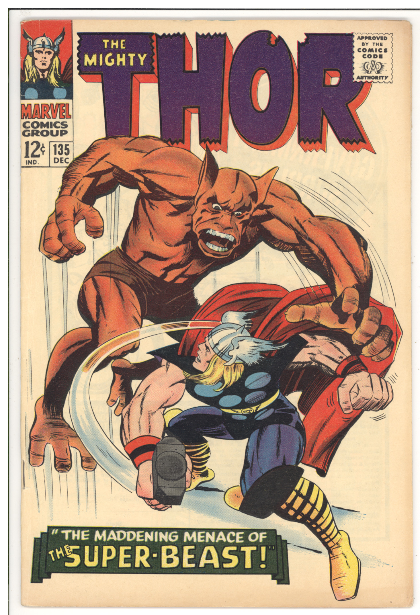 Thor #135 front