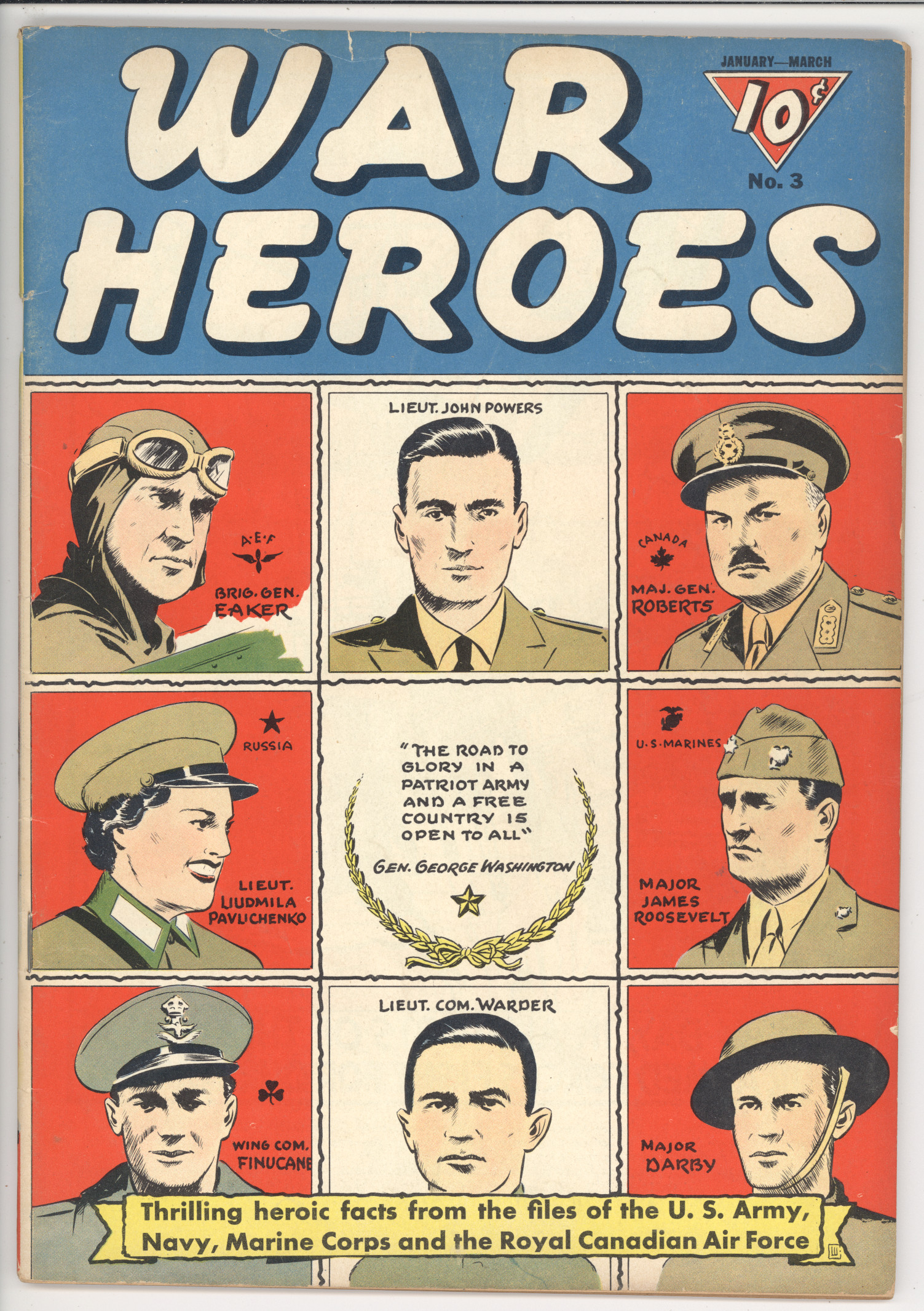 War Heroes #3 front