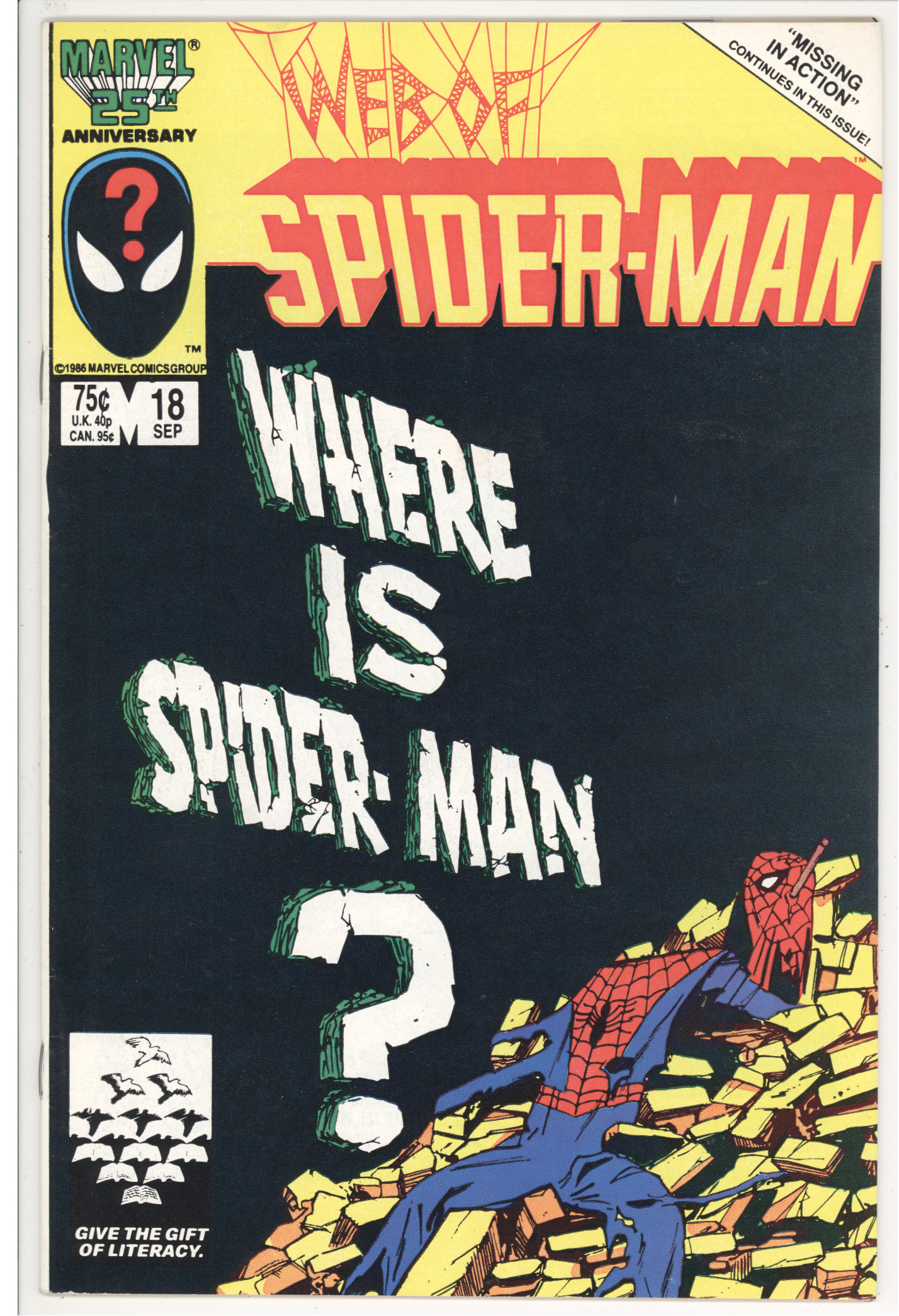 Web of Spider-Man #18 front