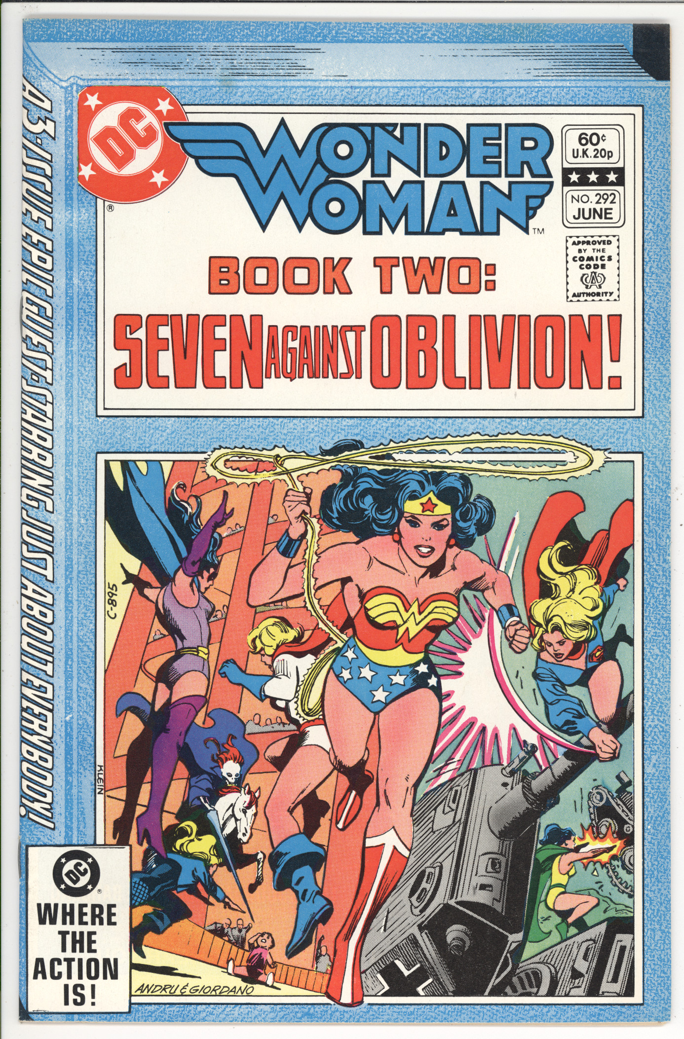 Wonder Woman #292 front